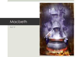 Macbeth Act V