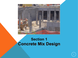 Concrete Mix Design Section 1 1