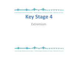 Key Stage 4 Extremism