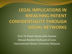 Prof. Dr Puteri Nemie Jahn Kassim Ahmad Ibrahim Kulliyyah of Laws