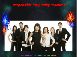 Responsible Hospitality Practices 1