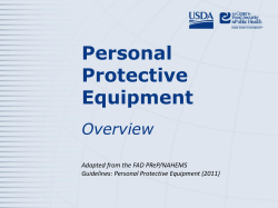Personal Protective Equipment Overview