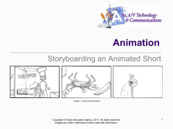 Animation Storyboarding an Animated Short