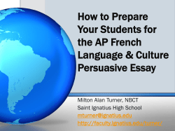 How to Prepare Your Students for the AP French Language &amp; Culture