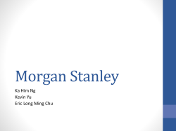 Morgan Stanley Ka Him Ng Kevin Yu Eric Long Ming Chu