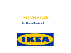 Ikea Case study By  Hanin Rwaished