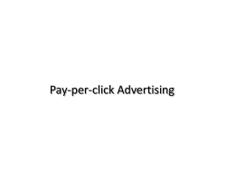 Pay-per-click Advertising
