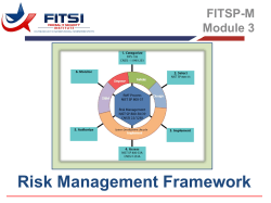 Risk Management Framework FITSP-M Module 3