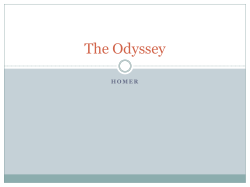 The Odyssey H O M E R
