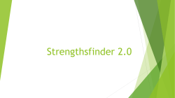 Strengthsfinder 2.0