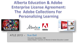 ATLE 2013  - Sue Bell Education Specialists, CBE