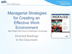 Managerial Strategies for Creating an Effective Work Environment