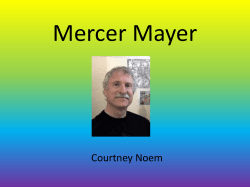 Mercer Mayer Courtney Noem
