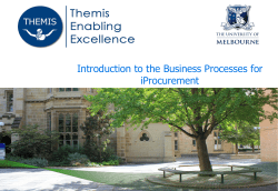 Introduction to the Business Processes for iProcurement