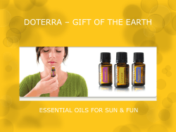 DOTERRA – GIFT OF THE EARTH