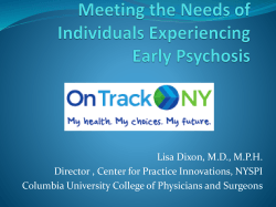 Dr. Lisa Dixon: On Track NY