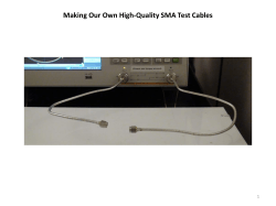 Making Our Own High-Quality SMA Test Cables 1