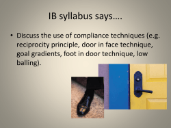 IB syllabus says….