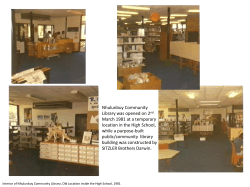 Nhulunbuy Community Library was opened on 2 March 1981 at a temporary