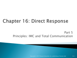 Part 5 Principles: IMC and Total Communication 16-1