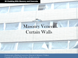 Masonry Veneer Curtain Walls