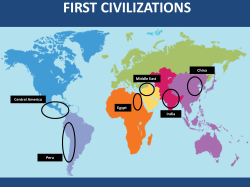 FIRST CIVILIZATIONS China Middle East Central America