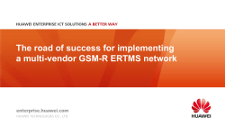 The road of success for implementing a multi-vendor GSM-R ERTMS network