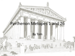 Parthenon Metopes 1 and 26 By Tom