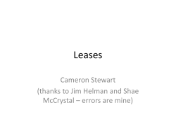 Leases Cameron Stewart (thanks to Jim Helman and Shae