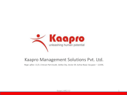 Kaapro Management Solutions Pvt. Ltd. . 1