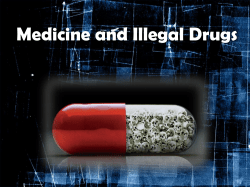 Medicine and Illegal Drugs Click to add subtitle