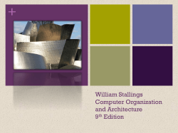 + William Stallings Computer Organization and Architecture