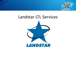 Landstar LTL Services 1