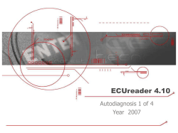 ECUreader 4.10 Autodiagnosis 1 of 4 Year  2007