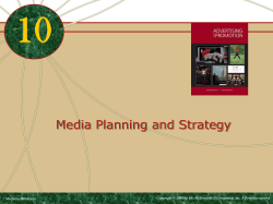 10 Media Planning and Strategy McGraw-Hill/Irwin