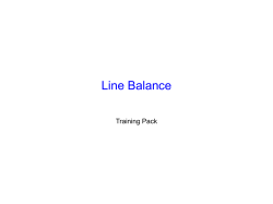 Line Balance Training Pack