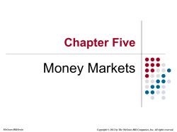 Money Markets Chapter Five McGraw-Hill/Irwin