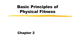 Basic Principles of Physical Fitness Chapter 2