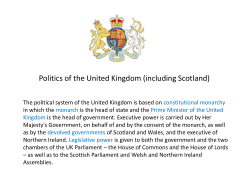 Politics of the United Kingdom (including Scotland)