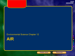 AIR Environmental Science Chapter 12 Resources Chapter menu