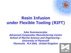 Resin Infusion under Flexible Tooling (RIFT)
