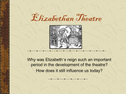 Elizabethan Theatre