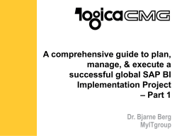 A comprehensive guide to plan, manage, &amp; execute a Implementation Project
