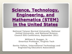 Science, Technology, Engineering, and Mathematics (STEM) in the United States