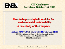 How to improve hybrid vehicles for environmental sustainability. ATT Conference