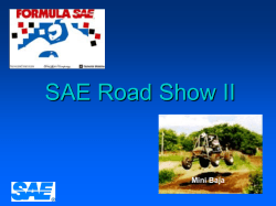 SAE Road Show II  Mini Baja