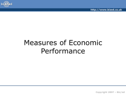 Measures of Economic Performance  Copyright 2007 – Biz/ed