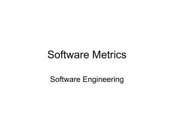Software Metrics Software Engineering