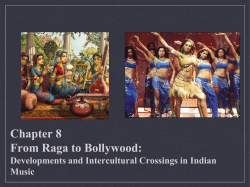 Chapter 8 From Raga to Bollywood: Developments and Intercultural Crossings in Indian Music