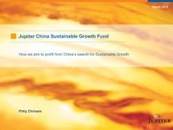  Jupiter China Sustainable Growth Fund Philip Ehrmann